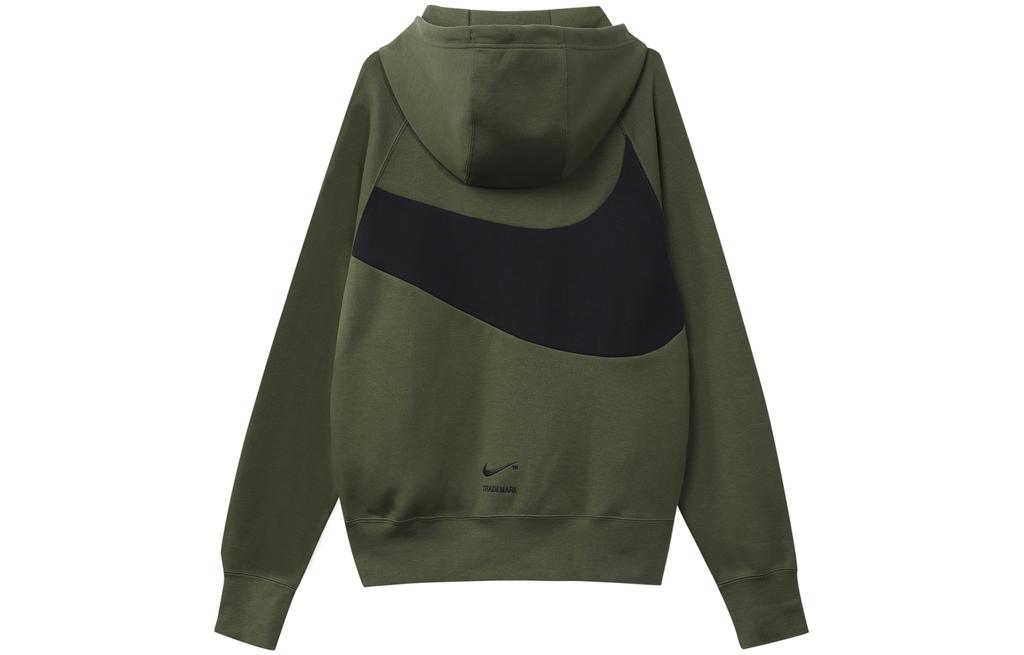Nike SPORTSWEAR TECH PACK Sweatshirts Men's Army Green Hooded Moderate Regular DD8223-326