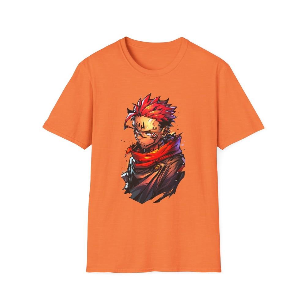 Anime Soft TShirt Jjk Sukuna Art Work 2 Unisex Jl Anime Front Printed Tee