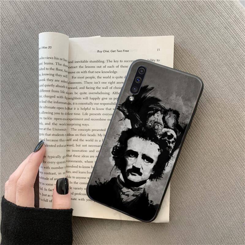 EDGAR ALLAN POE romanopisec Pouzdro na telefon Pro Samsung galaxy A S note 10 7 8 9 20 30 31 40 50 51 70 71 21 s ultra plus
