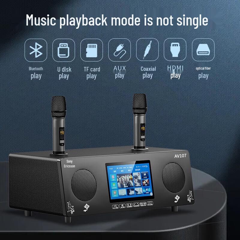 Soaiy SA-AV107 Home KTV Audio System CN Plug (adapter Included)