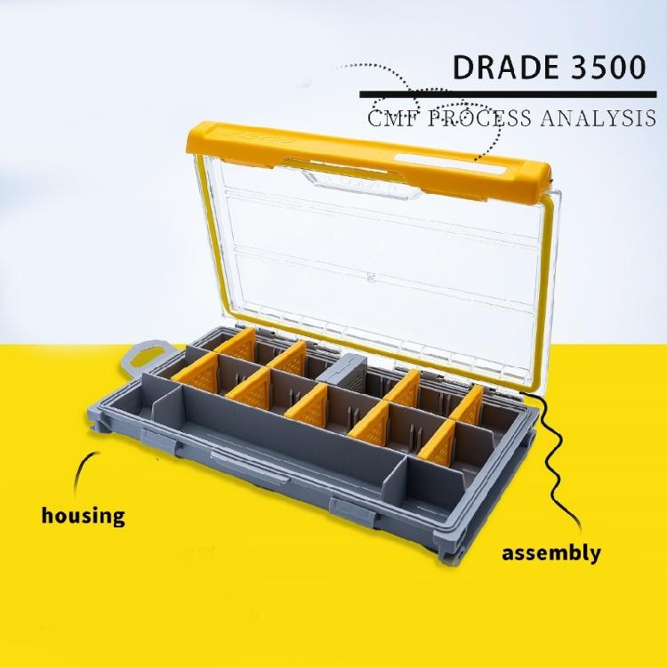 Multiparts Tackle Protective Box Waterproof Pressure-proof Fishing Accessories Storage Container Fishing Storage Case