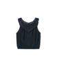WITHOUT SUMMER Bella Lace Blouse_Navy