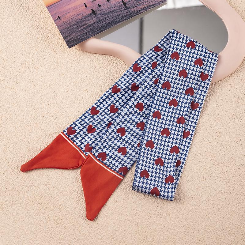 Korean Style Multifunctional Scarf: Long Ribbon Belt, Decorative Tie, Bag Accessory, Streamer, Customizable Headband for Women.