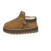 Outer Size Large Size Snow Boots for Women 2025 Winter New Thick-soled Velvet Belt Buckle Northeast Short Tube Surface Snow Boots for Women