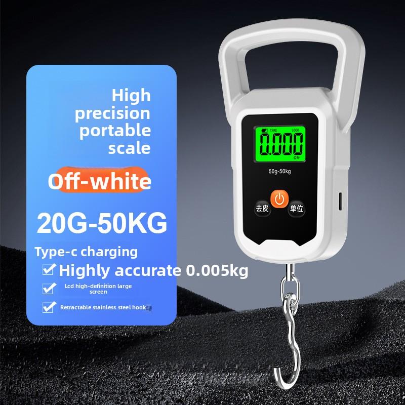 Mini Electronic Scale Precision Portable 50kg Portable Home Kitchen Courier Said Small Scale Small Spring Hand
