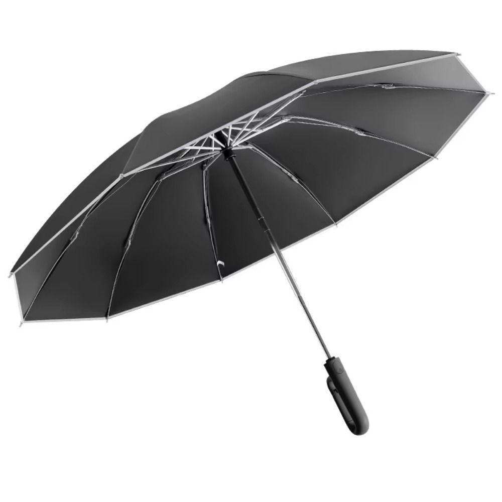 UV Protection Automatic Rain Umbrella with Ring Buckle Women's Parasol  Men and Women
