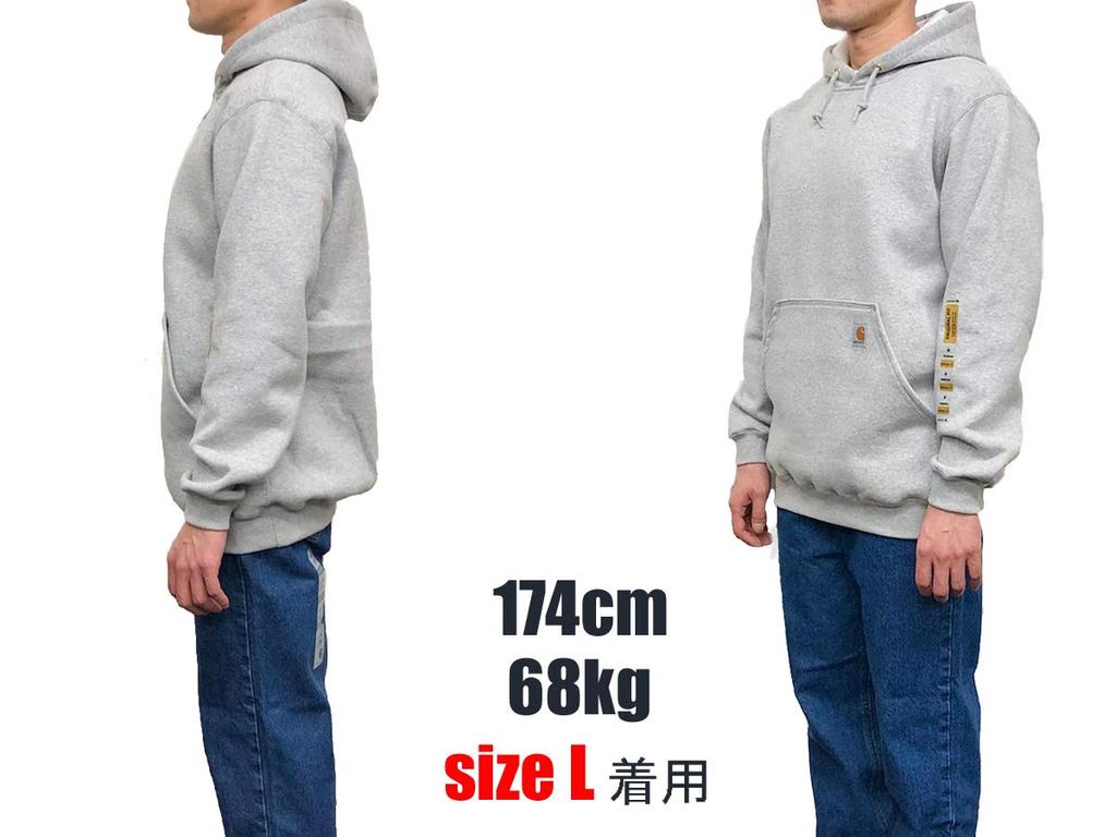 Carhartt Midweight Hooded Size S Sweatshirt, K121, Gray, [Used]