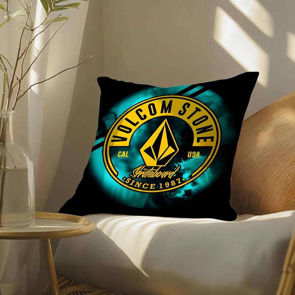 Extremsportarten Stein Volcom-V Kissenbezug Seidig elegant Komfort Sofa Bett Unsichtbarer Reißverschluss Strandkissenbezug