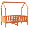 Kids Bed with Drawers 70x140 cm Solid Pine Wood
