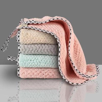 4 Pezzi Asciugamani in Microfibra Panni per Piatti da Cucina Super Assorbenti Antiaderenti Panni per Lavare Anti-grasso Stracci per Pulire Strumenti per Pulire e Asciugare Stoviglie