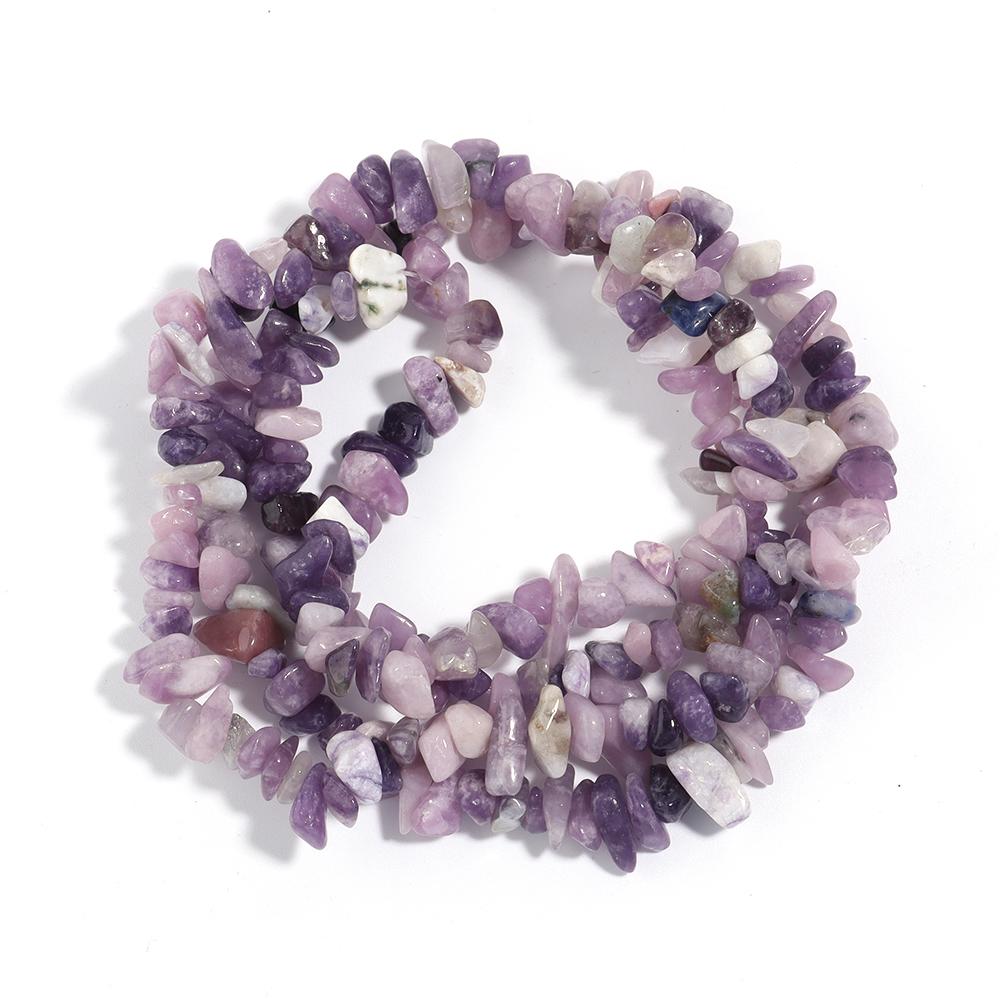 Natural Stone Beads Irregular Crystal Aquamarines Amethysts Gravel Chips Beads For Jewelry Making DIY Bracelet Necklace Accessor