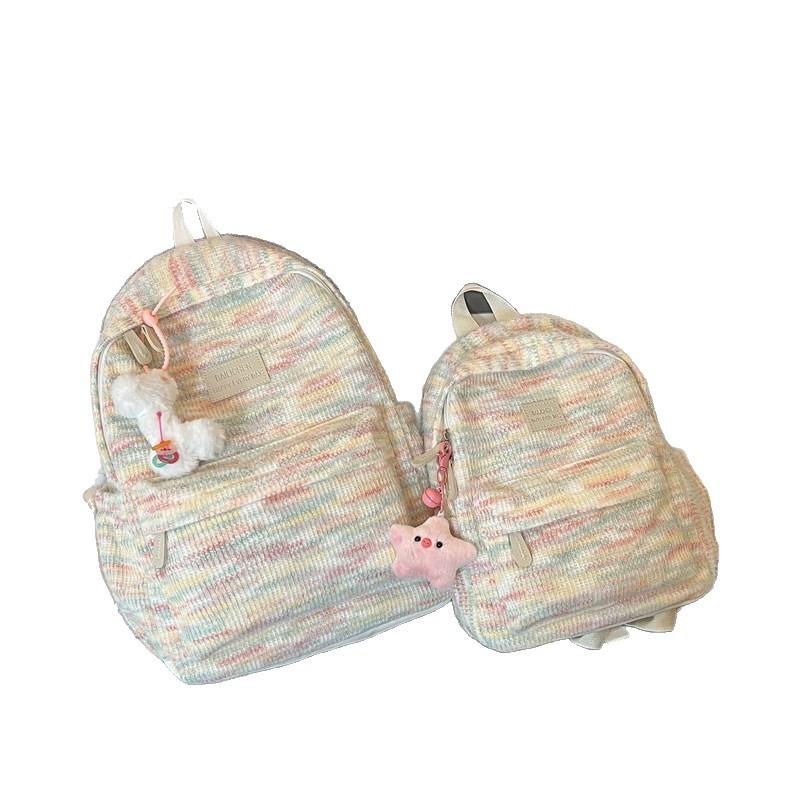 Schoolbag high value college style versatile student backpack female ins large capacity schoolbag junior high school backpack