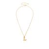 26 Alphabet Gold Plated Pendant Necklace Accessories Initial Necklace For Women Dainty Gold Letter A-Z Pendant