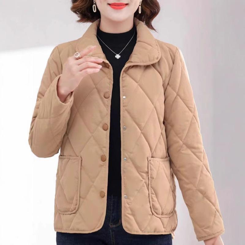 Nová maminka bunda Malá vatovaná bunda Dámský top Všestranná dámská maminkovská teplá bunda