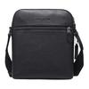 COACH Houston Pebbled Leather Messenger Bag , Flight Bag , Crossbody Bag , Shoulder Bag Small Men's Black (Unisex) Shoulder Bags 4011 QBBK