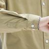 ROMON Men's Long-Sleeve Lapel Casual Shirt