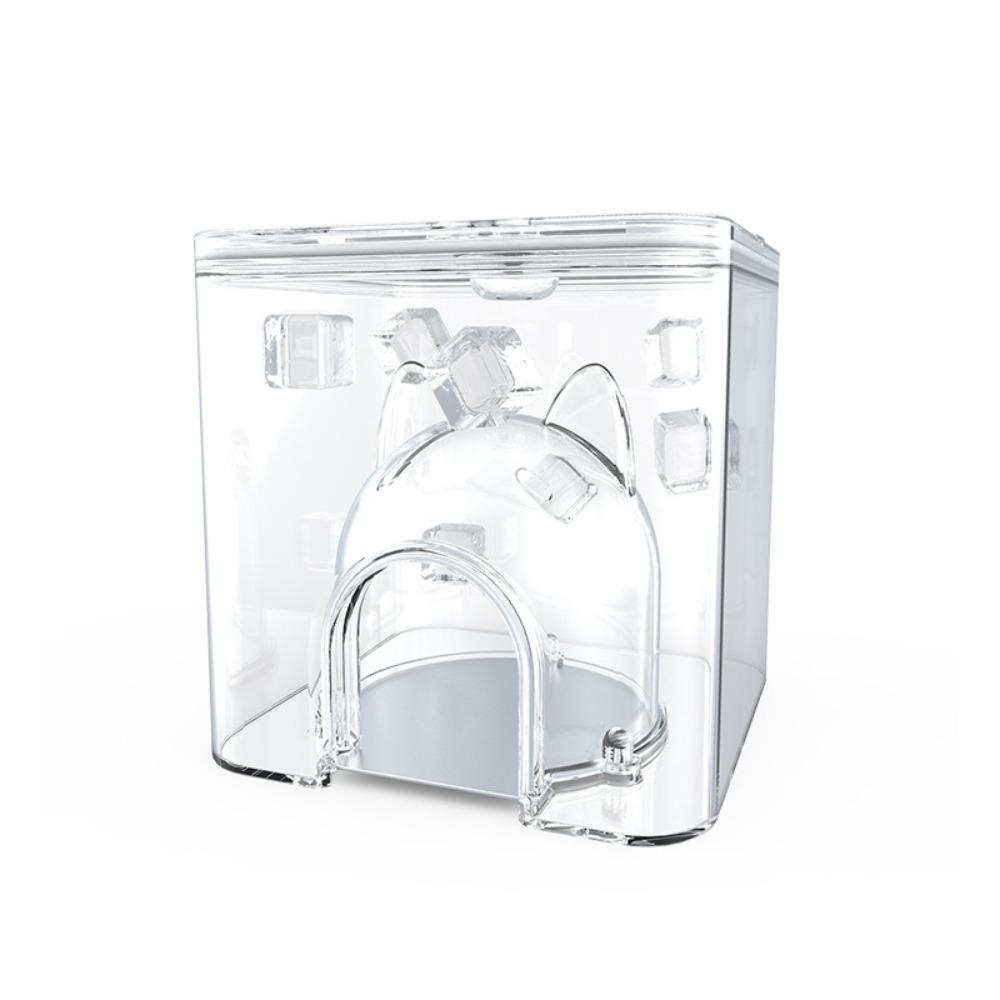 Plastic Hamster Cooling House Transparent Cooling Pet House Water Cube Pet Nest  For Small Animals