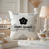 Fashion M-Mary Quant Cushion Cover Anti-dustmite Pillowcase Invisible Zipper Silky Short Plush Sofa Cushion Cover