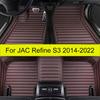 Car Floor Mats For JAC Refine S3 SEi3 2014- 15 16 17 18 19 20 21  Auto Foot Pads Carpet Cover Interior Accessories