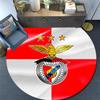 Sport Lisboa E Benfica2 Round Area Rug,Carpet Rug for Living Room Bedroom Sofa Playroom Decor,Non-slip Floor Mat