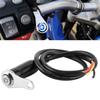 12V Stainless Steel Motorcycle Handlebar Switch LED Modification Bracket Control Push Button
