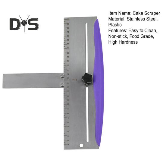 Stainless Steel Cake Spatula High Temperature Resistance Useful Cake Cream Scraper Trowelling Machine Baking Tool