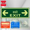 CNMF Luminous Safety Exit Sign Wall Sticker