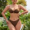 Women S Split Bikini Swimsuit Special Texture Fabric European Style