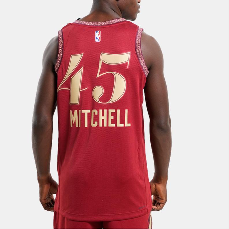 Nike Lässiges ärmelloses Basketballtrikot City Edition Fan-Trikot Herren Tops Rot DX8498-601