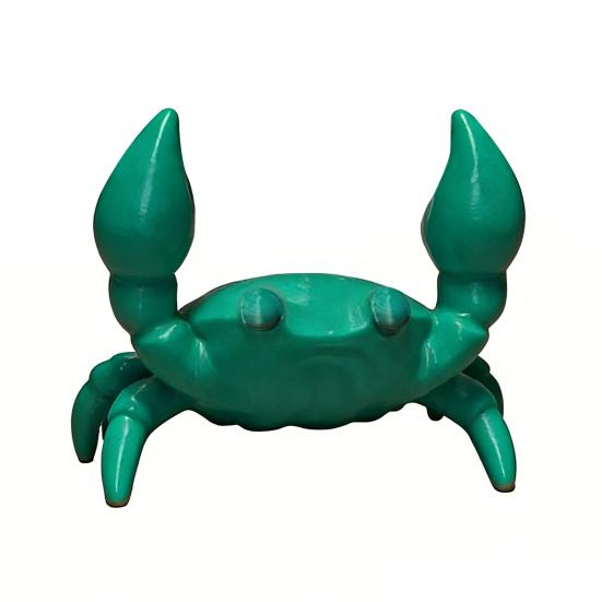 

Тримач для ручок у вигляді краба Милий 3D органайзер для столу для ручок олівців окулярів Декоративний подарунок для дітей дорослих Шкільне офісне приладдя зелений