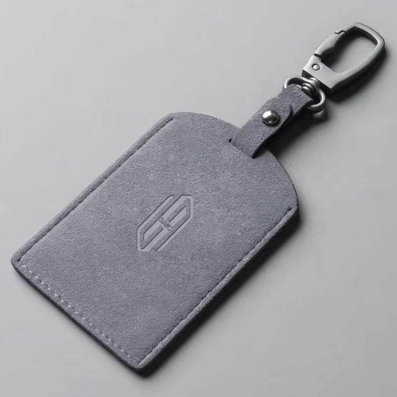 Shangjie Car Bluetooth Key Case: Suede Smart Key Bag for 3D Accessories