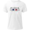 Men's Fashion Short Sleeve T Shirt for Casual Outings Comfortable Daily Wear Tee with Letter Print for Modern