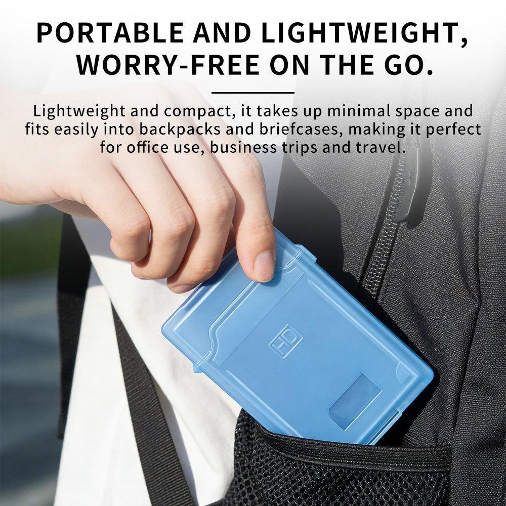 2,5-Zoll Festplatten-Aufbewahrungsbox, Geeignet für IDE/SATA Solid State Drives/Mechanische Laufwerke Schutz, Staubdicht Kratzfest