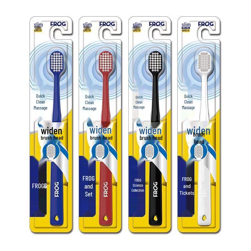 Frog 631A Wide-Head Soft Bristle Toothbrush - 12 Pack