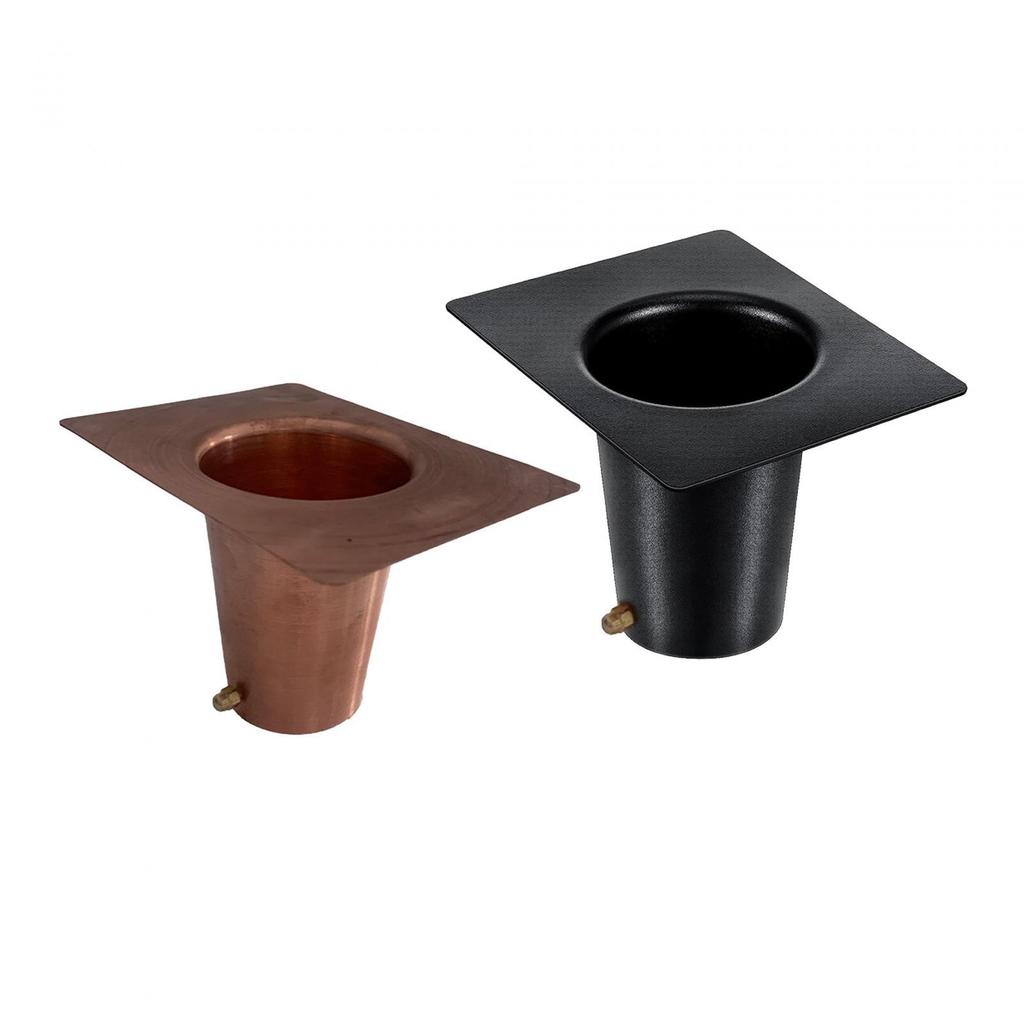 Replacement Rain Chain Gutter Adapter with Bolts Studs Easily Install Accessory for Outdoor Downspout Outlet Repair Parts