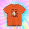 Koszulka I Ghost People All Year Round Śmieszna Halloween Słodki Duch Jesień T-shirt S-5XL