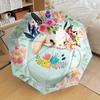 1pc Bunny Teacup Themed High-quality Umbrella,Automatic Opening and Closing Umbrella,Multi-functional Umbrella G0811193