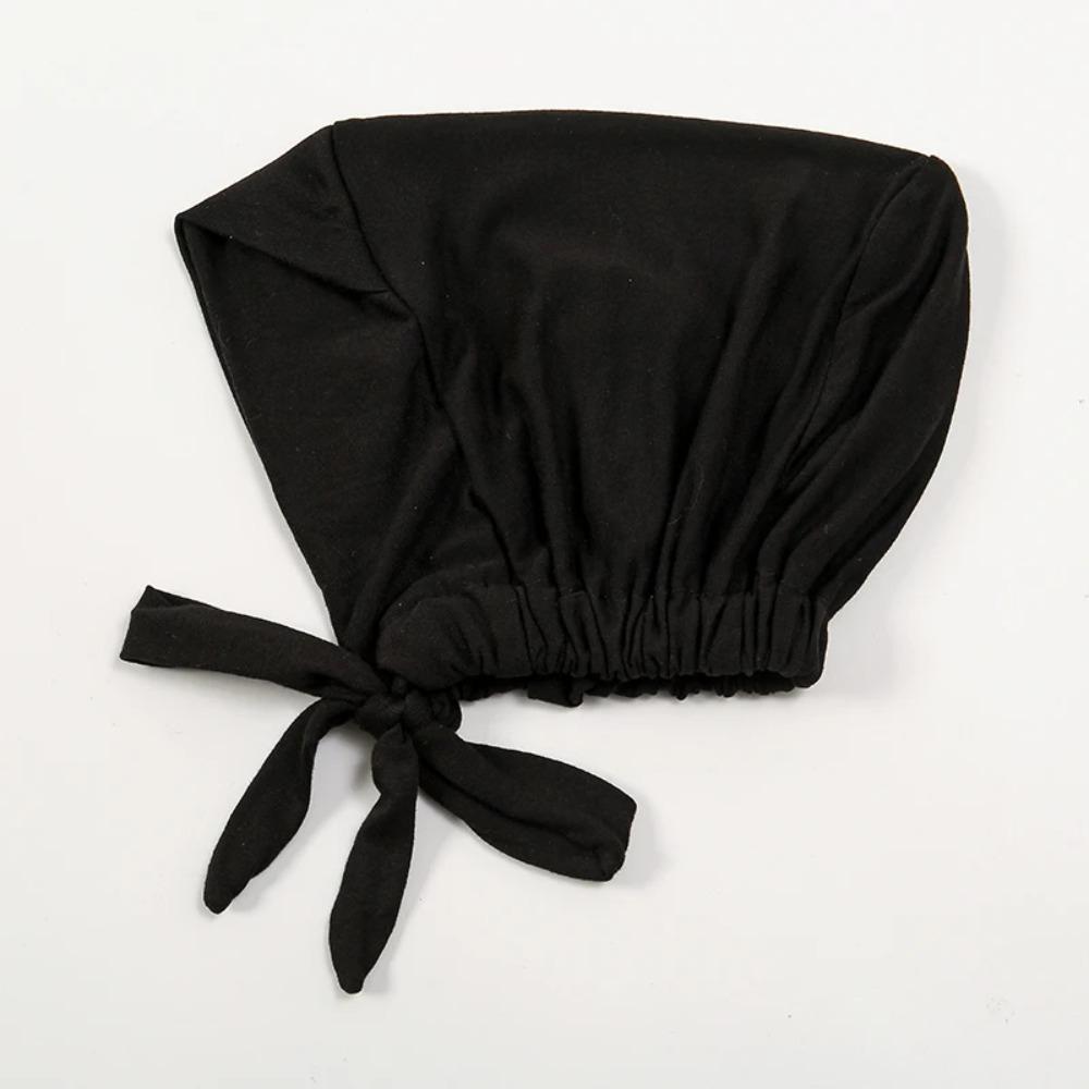 

Модная хлопковая трикотажная шапочка-подхиджаб с перекрестом на лбу, с завязками сзади, регулируемая, мусульманский подплаток, женская внутренняя повязка-хиджаб