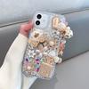 Glitter Rhinestone Phone Case For VIVO Y400 Pro Y300 Y200E Y200 Y300 Y300T Y04 Y03 T4 T3X T4X 4G 5G Bling Crystal Design with Pumpkin Cover Girls Gift
