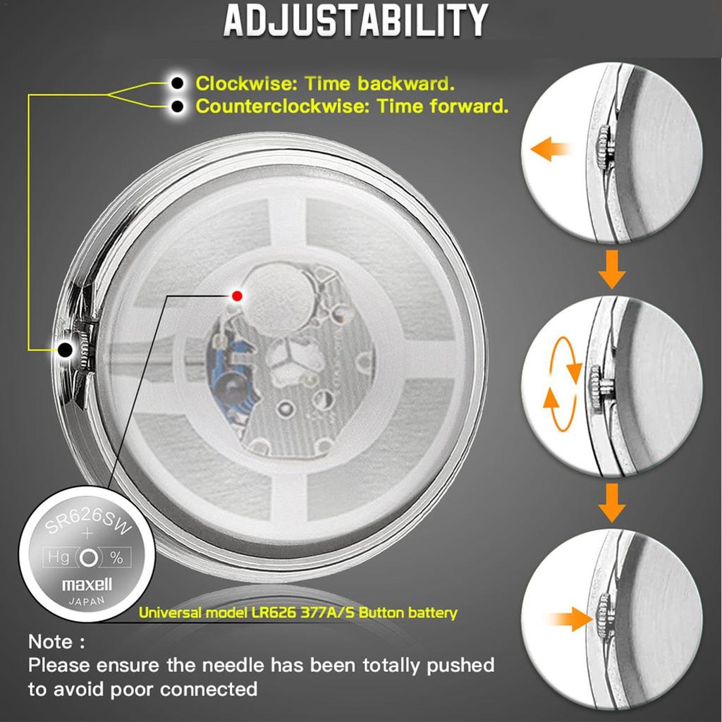 Bicycle Handlebar Clock - Waterproof Clock and Thermometer, Bike Clock