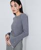 Bis Pearl Flare Sleeve Knit BVM64120 Gray Sub Women's (09)