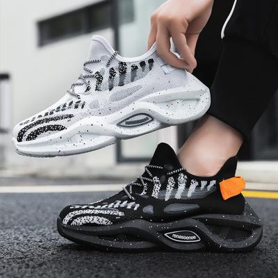Zapatos para hombre, zapatillas de deporte luminosas de moda, zapatos casuales de estilo coreano, zapatos para correr de suela blanda de gran tamaño