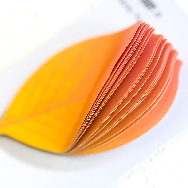 25sheets Leaf Shaped Post Notes N Times Post Messages Notes on Hand Accounts Memo Pad 5 Options Stationary Writing Pads
