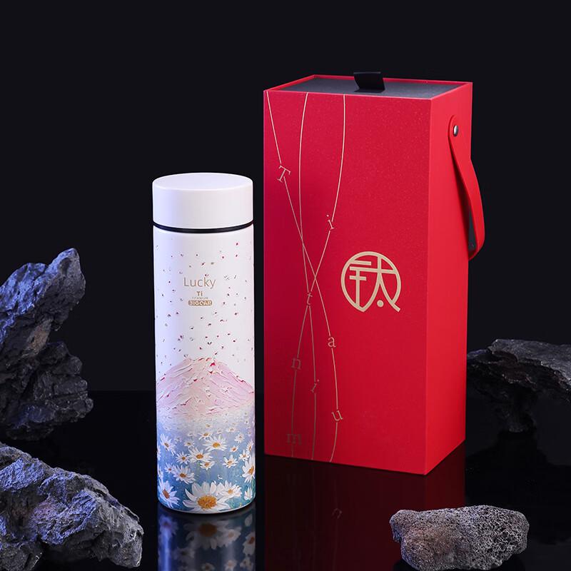 MRSIKEY Hope Snow Mountain Insulated Tea Mug