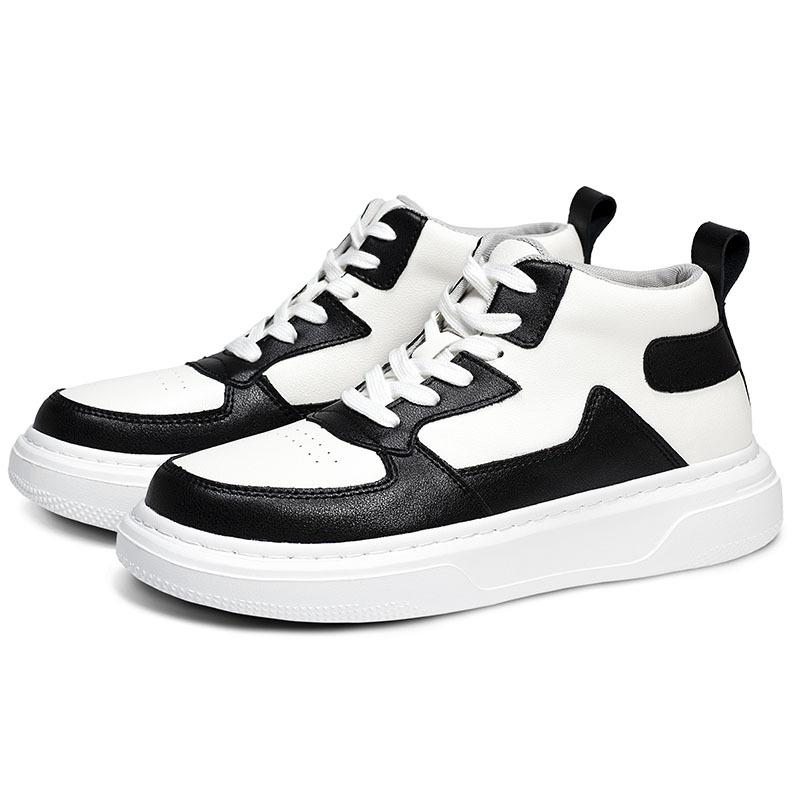 High-top Xiaobai couple invisible inner height increase student board shoes trendy men's and women's shoes