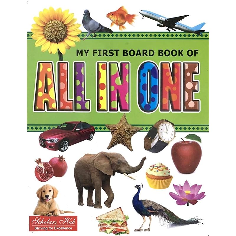 My First Board Book of All In One This Book Helps Children Learn Various Aspects Such