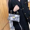 Luxury Snake Print Niche Design Versatile Handhold Bag Shoulder Bag Crossbody Bag Armpit Fashionable High-end Texture Light