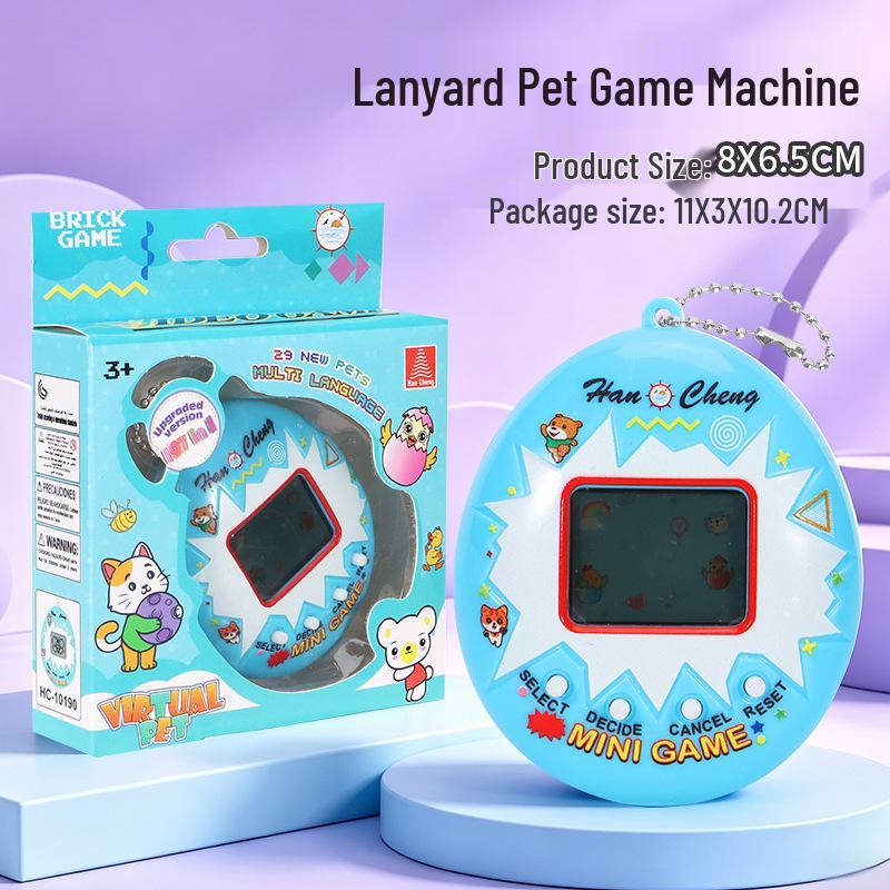 Handheld-Mini-Elektronik-Haustier-Spielkonsole für Kinder - Nostalgisches Lernspielzeug und dekoratives Geschenk