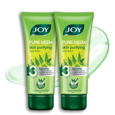 Skin Purifying Neem Face Wash for Oily Acne-Prone Skin Men & Women 100ml Pack of 2