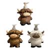 Highland Cow Liquid Soap Dispenser Shampoo Body Hand Wash Shower Gel Facial Cleanser Container Bathroom Refillable Empty Press Pump Bottle